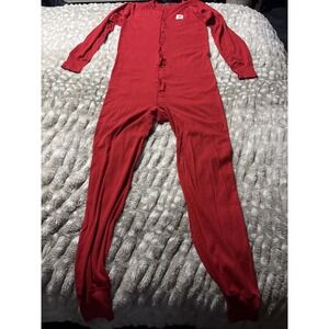 Vintage Carhartt 8211 Red Long Johns Full Base Layer Mens X-Large Made in USA